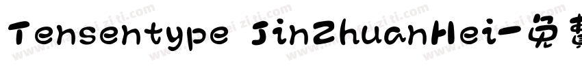 Tensentype JinZhuanHei字体转换